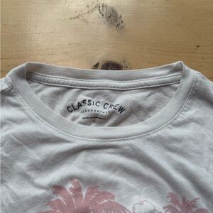 Aeropostale Women's White Classic Crew Top